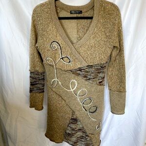 Forla Paris Sweater Dress Art to Wear Lagenlook Fall Europe Rock Travel College